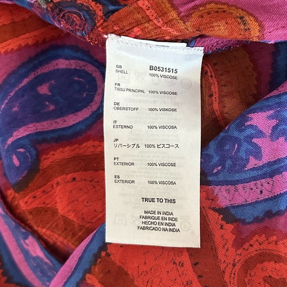 Volcom Multicolor Paisley Swim Coverup - Picture 10 of 10